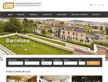 Tablet Screenshot of gtsbarcelonarealestate.com